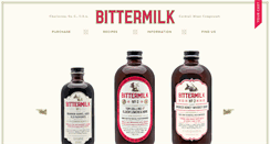 Desktop Screenshot of bittermilk.com