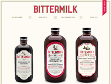 Tablet Screenshot of bittermilk.com